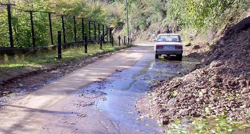 Граница с Ираном в Астаринском районе Азербайджана. Фото: http://www.radioazadlyg.org/content/news/24399743.html