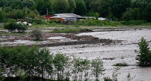 Селевой оползень в Чечне. Фото: © Владимир Аносов. ЮГА.ру https://www.yuga.ru/news/398587/