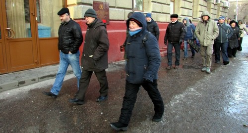 Участники "Прогулки оппозиции" в Волгограде. 11 декабря 2016 года. Фото Вячеслава Ященко для "Кавказского узла".