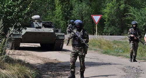 Сотрудники силовых структур во время КТО. Фото http://nac.gov.ru/antiterroristicheskie-ucheniya/v-voronezhskoy-oblasti-provedeno.html