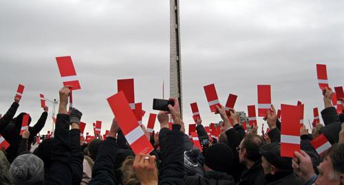 Голосование сторонников Навального на Театральной площади Ростова-на-Дону, 24 декабря 2017 года. Фото Константина Волгина для "Кавказского узла"