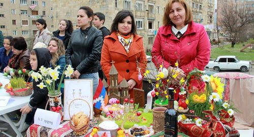 Празднование Пасхи в Степанакерте. Фото Алвард Григорян для "Кавказского узла".