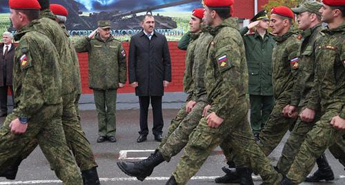 Военнослужащие батальона военной полиции. Ингушетия. Фото: Пресс-служба Главы Республики Ингушетия 