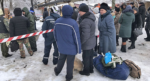 Панихида по погибшим в городе Шахты. Фото Вячеслава Прудникова для "Кавказского узла"
