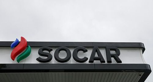 Логотип Госнефтекомпании Азербайджана (SOCAR). Фото: REUTERS/Valentyn Ogirenko