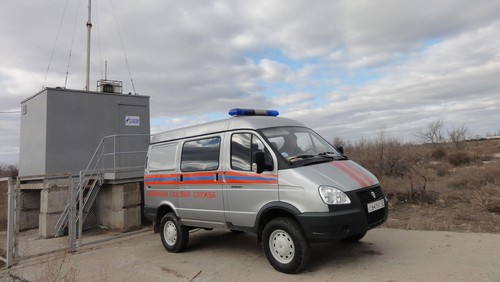 Автоматический пост контроля загрязнения атмосферного воздуха. Фото пресс-службы ООО "Газпром добыча Астрахань", https://astrakhandobycha.gazprom.ru/ecology/