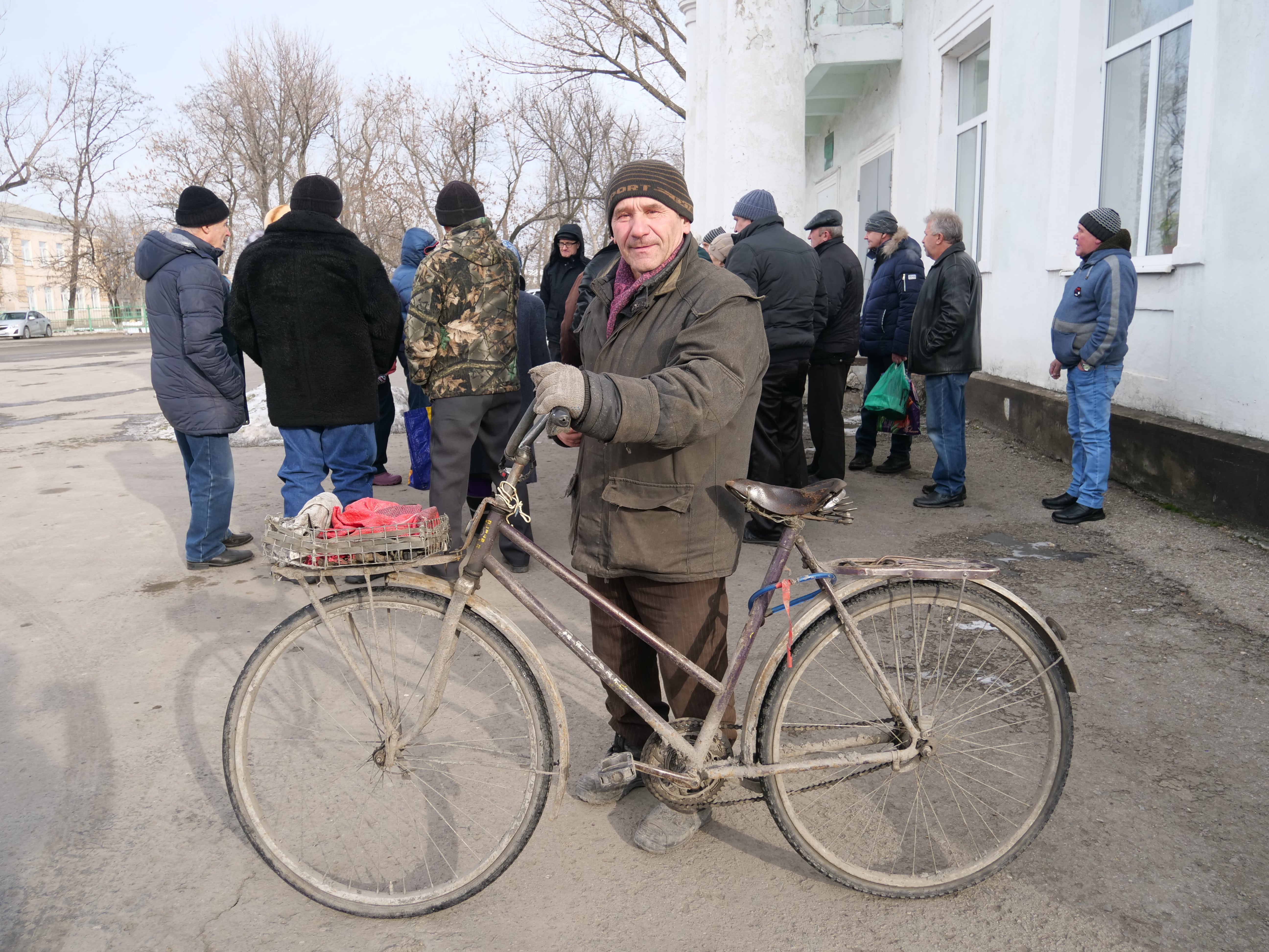 Михаил Хозяинков на пикете в Гуково 25 января 2020 года. Фото Вячеслава Прудникова для "Кавказского узла"