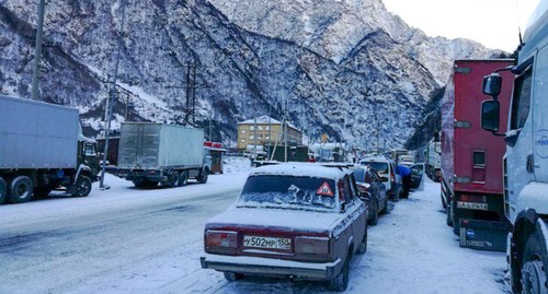 Военно-Грузинская дорога. Фото Эммы Марзоевой для "Кавказского узла"