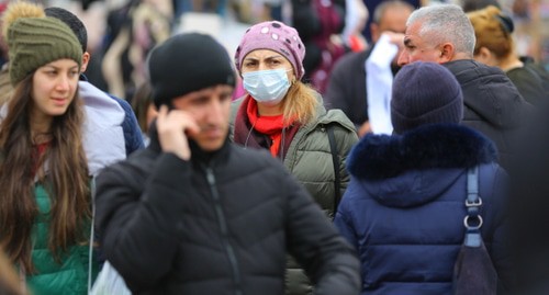 Жители Баку. 21.03.20. Фото Азиза Каримова для "Кавказского узла".