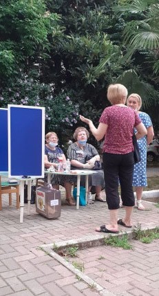 "Уличное голосование в Сочи" в центральном районе. Фото Светланы Кравченко для "Кавказского узла"