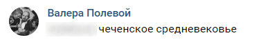 Скриншот комментария к публикации об убийстве хирурга Дагаева в Чечне, https://vk.com/wall-138738473_402194