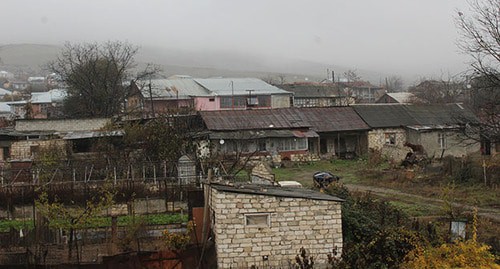 Частный сектор в городе Аскеран. Аскеранский район. Нагорный Карабах. 25декабря 2020 г. Фото Алвард Григорян для "Кавказского узла"