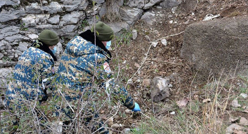 Поиски погибших в Нагорном Карабахе. Фото: пресс-служба Государственной службы по чрезвычайным ситуациям Республики Арцах https://www.facebook.com/RescueServiceOfTheNKR/