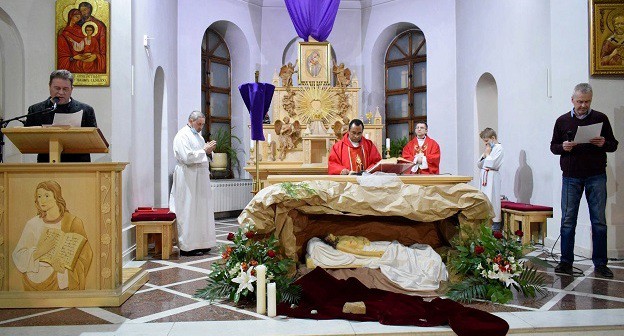 Католическое богослужение в Волгограде. Фото: пресс-служба прихода, vk.com/catholic_volgograd