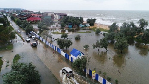 Подтопление на Кубани. Фото: Пресс-служба МЧС по Краснодарскому краю