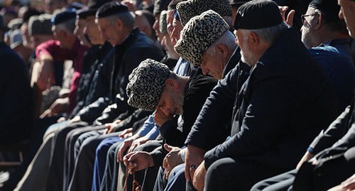 Участники митинга в Магасе. Октябрь 2018 года. Фото: REUTERS/Максим Шеметов