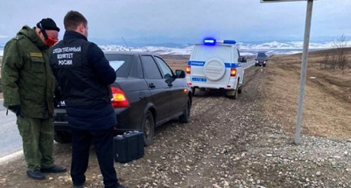 На месте убийства в Карачаево-Черкесии. Фото : Следственное управление СК РФ по КЧР