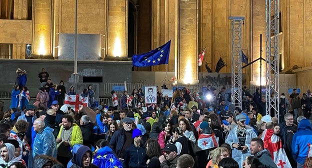 Акция протеста в Тбилиси, 12 мая, фото "Кавказского узла".