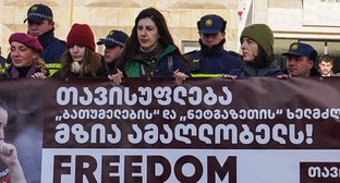 Митинг в поддержку Амаглобели. 20 января 2025 г. Фото: Publika https://t.me/Tbilisi_life